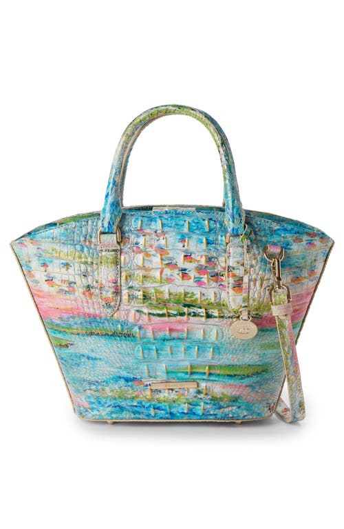 Brahmin Jenny Medium Melbourne Leather Satchel In Staycation