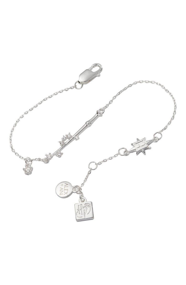 Alex and Ani Harry Potter<sup>™</sup> Wand  Bracelet, Alternate, color, Silver
