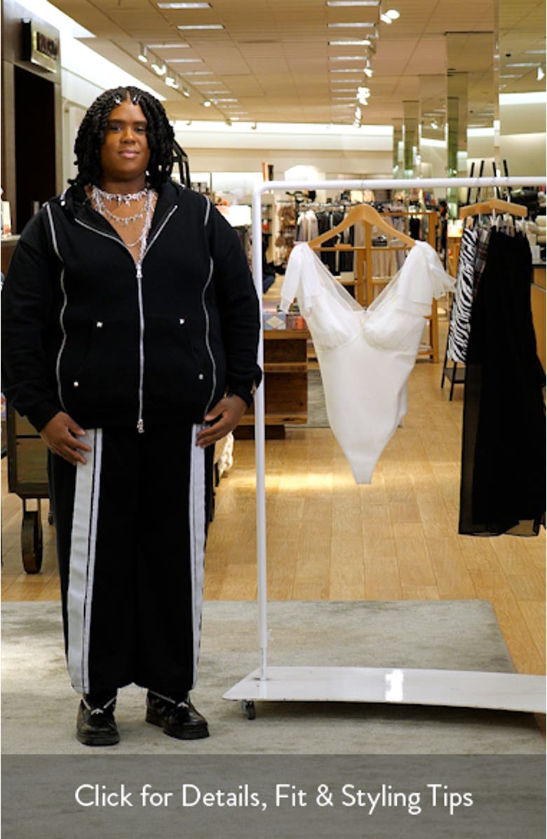 Maelie Bow Shoulder Bodysuit, sales video thumbnail