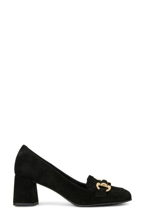 Aquatalia Corrina Loafer Pump In Black