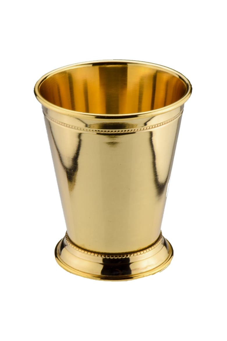 24K Gold Plate Julep Cup Limited Edition, Main, color, Gold