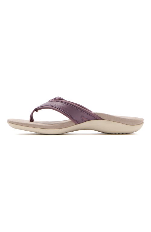 Abeo Oasis Sport Flip Flop In Purple - Regular