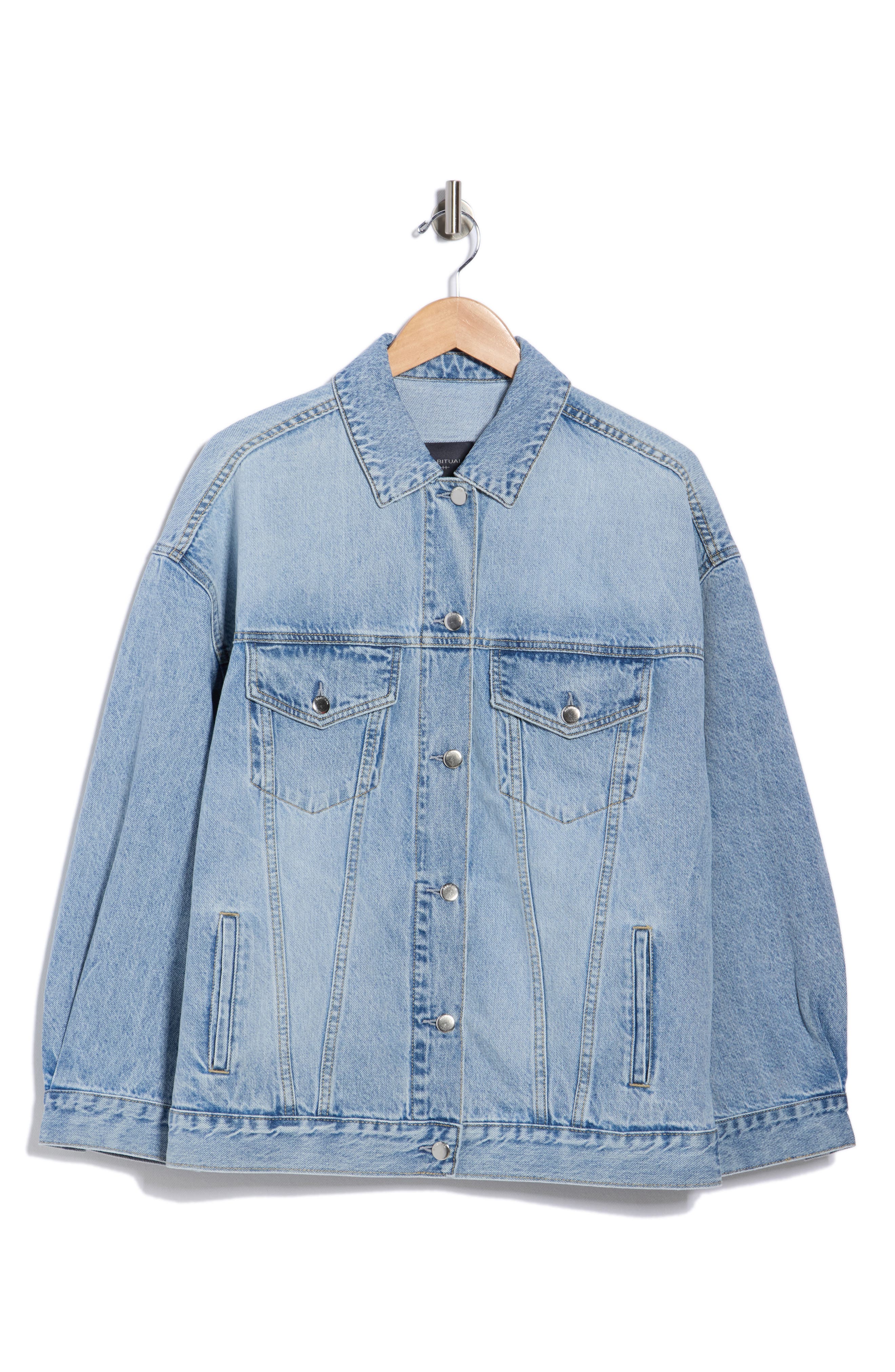 Habitual Rachele Boyfriend Denim Trucker Jacket