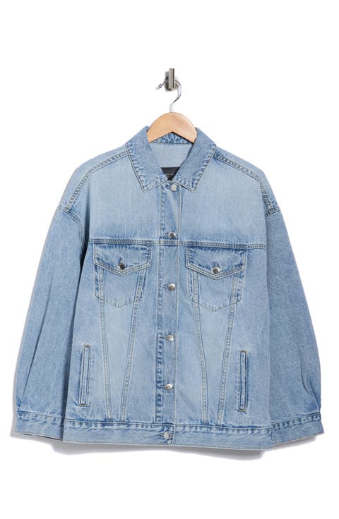 Rachele Boyfriend Denim Trucker Jacket