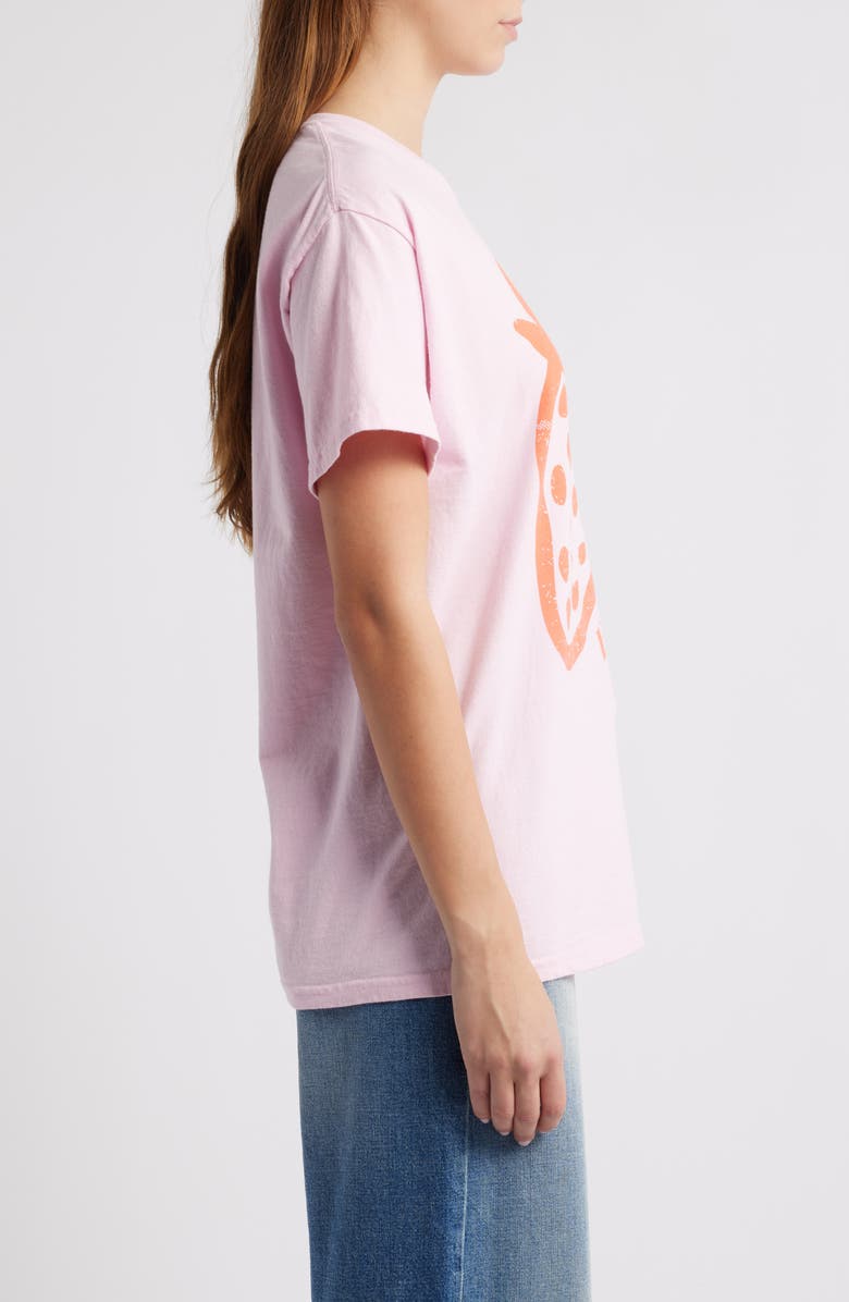 Junk Food Fraise Oversize Cotton Graphic T-Shirt, Alternate, color, 