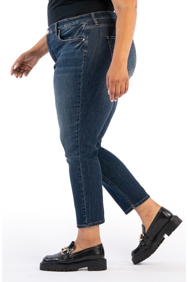 Naomi Fab Ab High Waist Crop Slim Straight Leg Jeans, Alternate, color, REPLACED