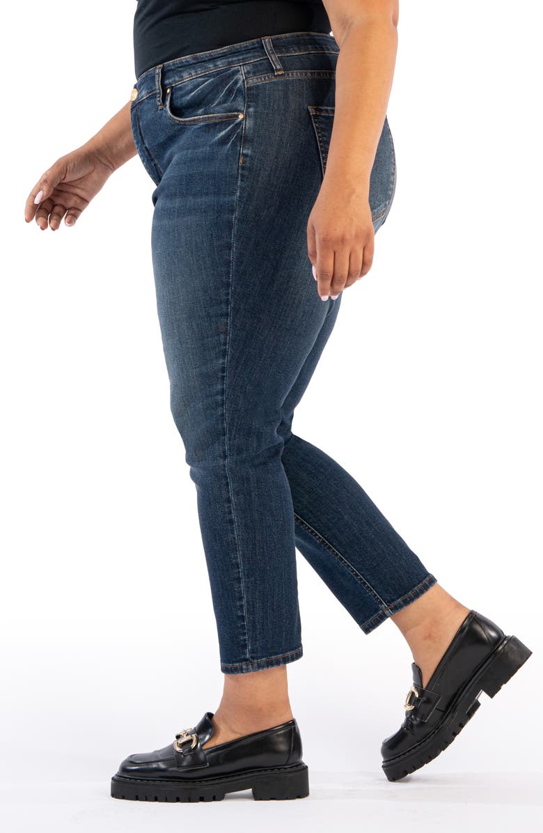 KUT from the Kloth Naomi Fab Ab High Waist Crop Slim Straight Leg Jeans, Alternate, color, 