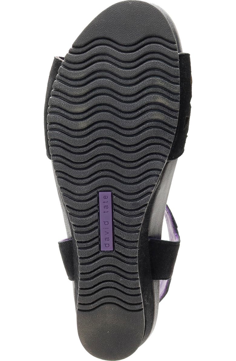 David Tate Oslo Wedge T-Strap Sandal, Alternate, color,