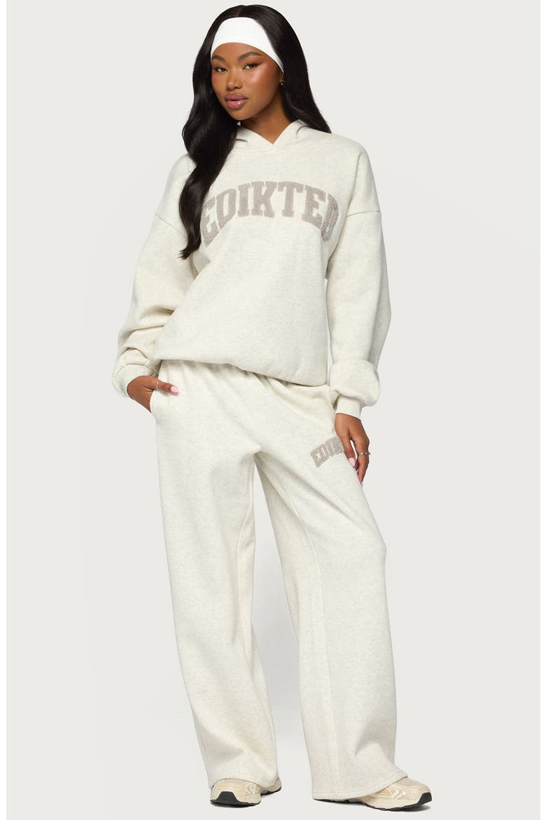 to You Wide Leg Sweatpants, Alternate, color, LIGHT-GRAY-MELANGE