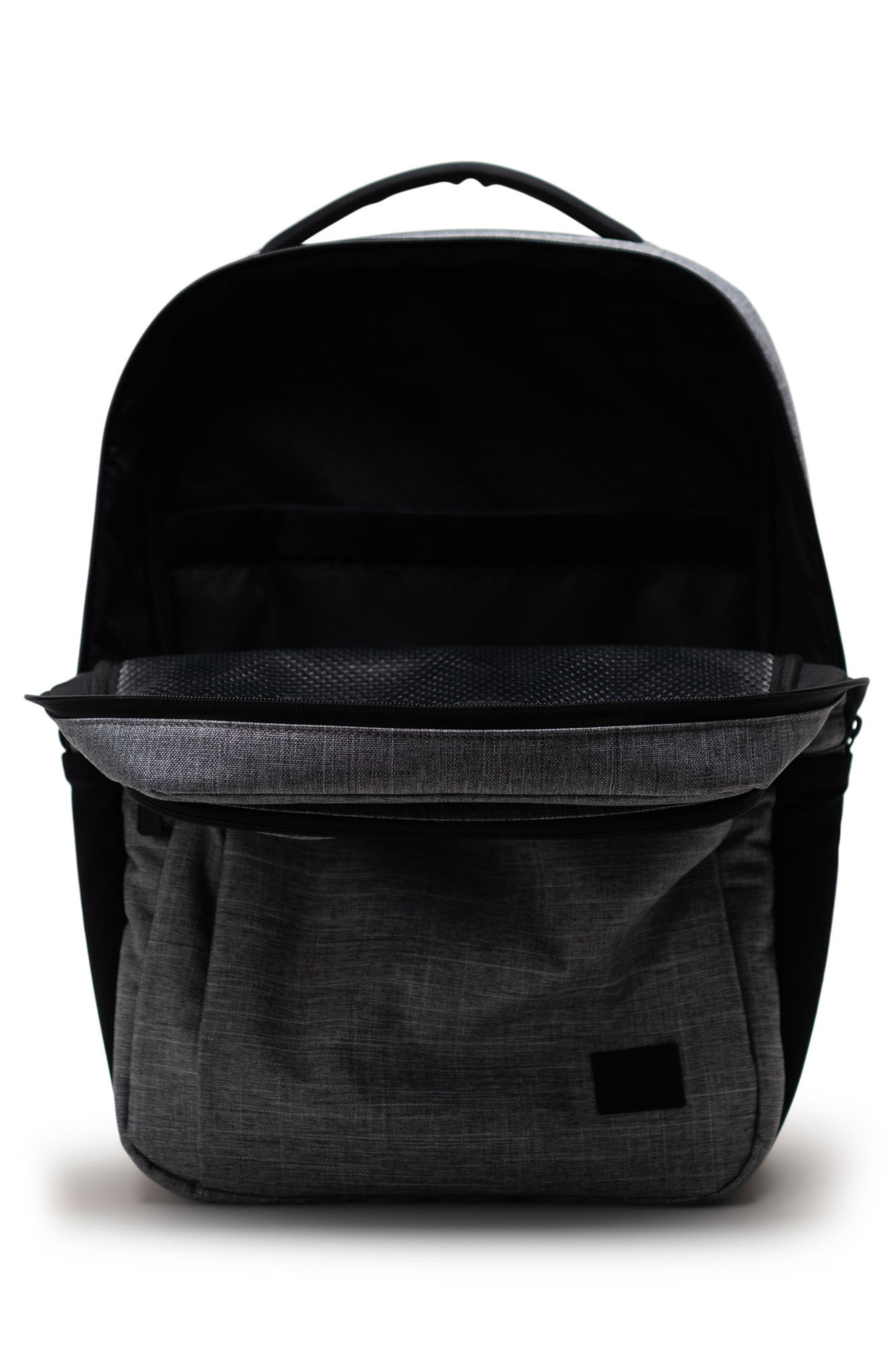 Herschel Supply Co. Kaslo Recycled Polyester Tech Backpack, Alternate, color, Raven Crosshatch
