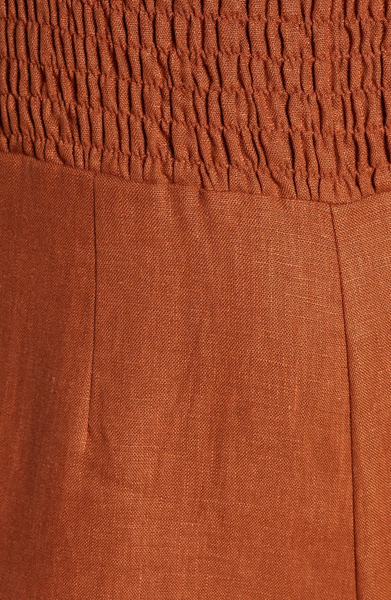 Faithfull the Brand Winnie Wide Leg Linen Jumpsuit, Alternate, color, 