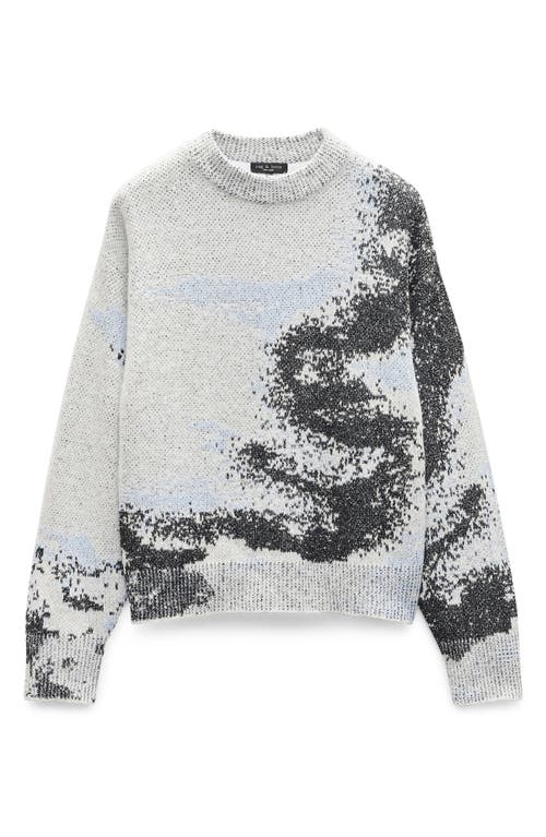 Rag & Bone Estelle Sequin Sweater In Ivorymult