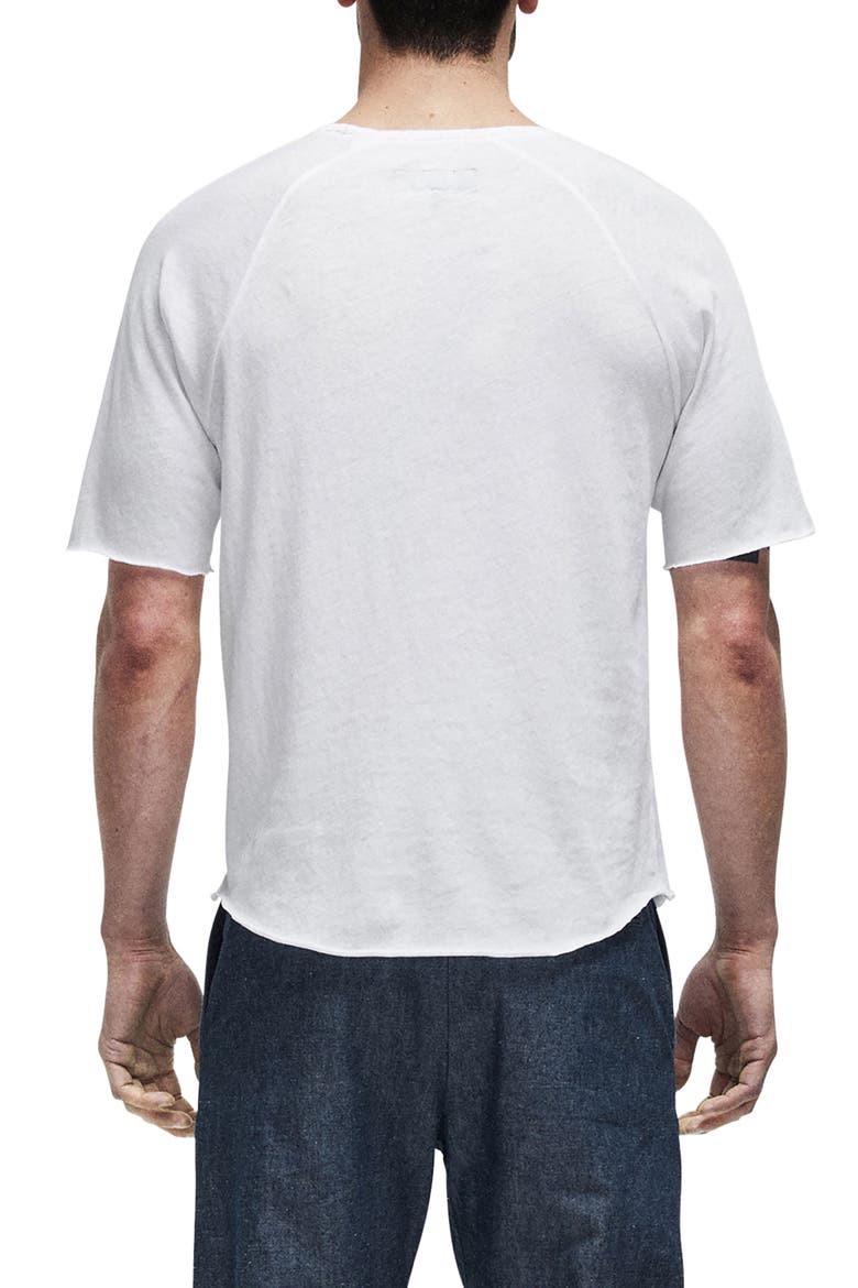 Kerwin Air Cotton & Linen Jersey T-Shirt, Alternate, color, WHITE
