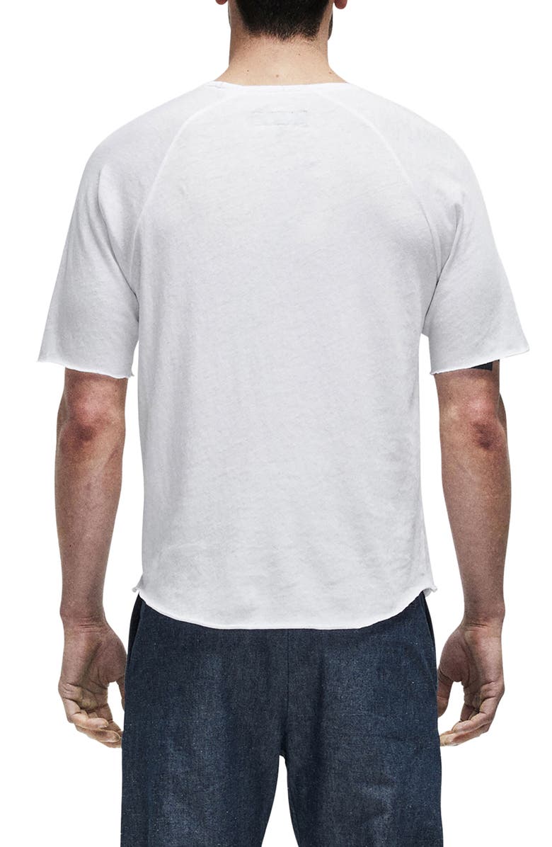 rag & bone Kerwin Air Cotton & Linen Jersey T-Shirt, Alternate, color, 