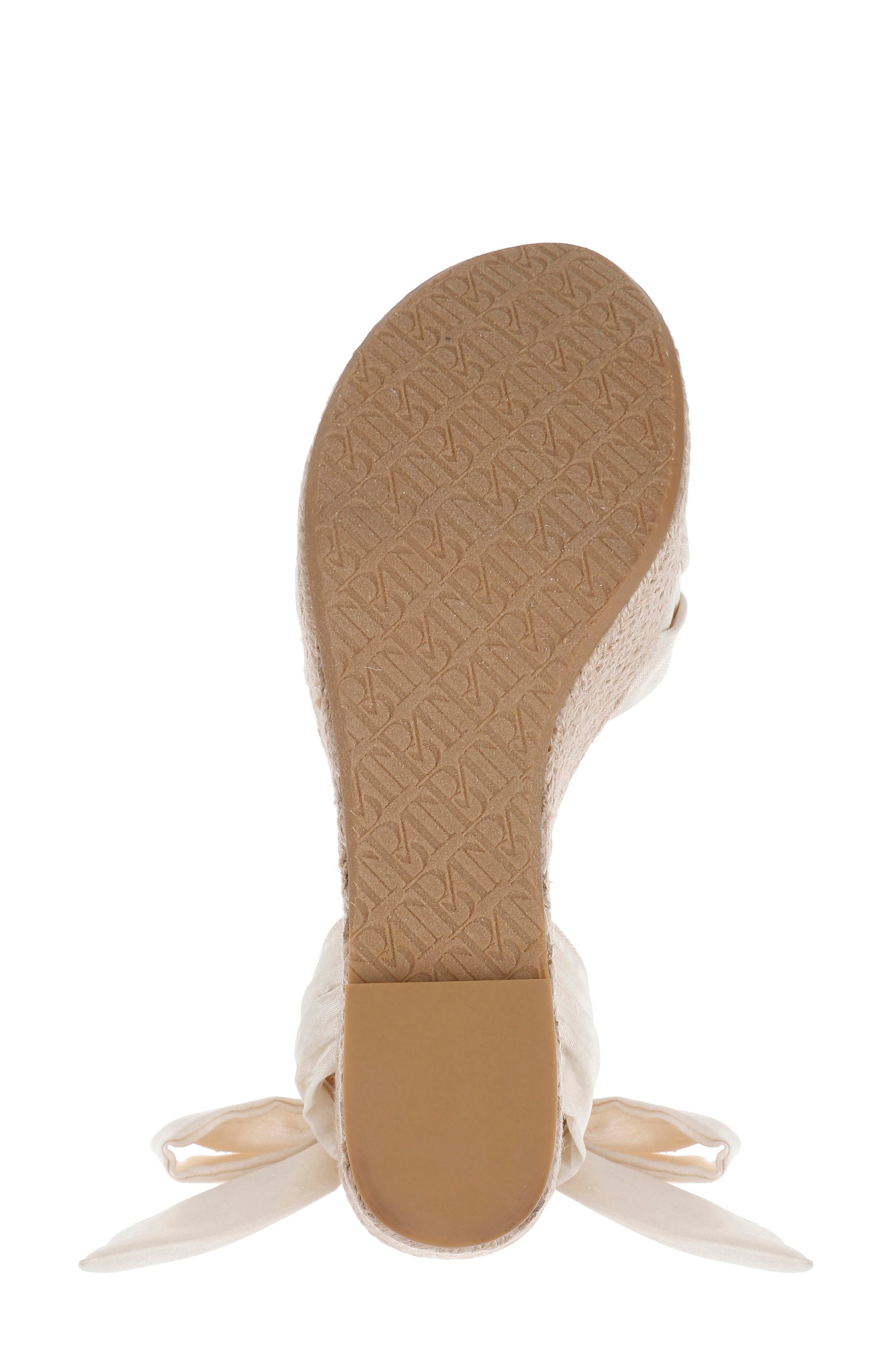 Ximora Platform Wedge Espadrille, Alternate, color, CREAM