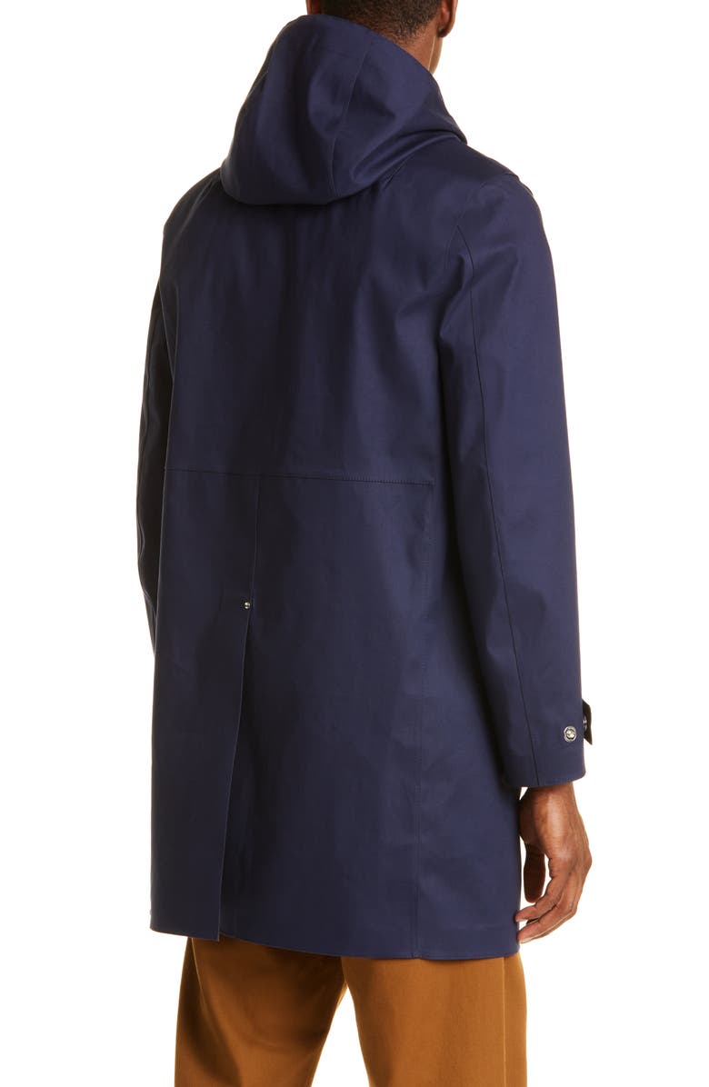 Mackintosh Granish Water Repellent Bonded Cotton Hooded Coat, Alternate, color,