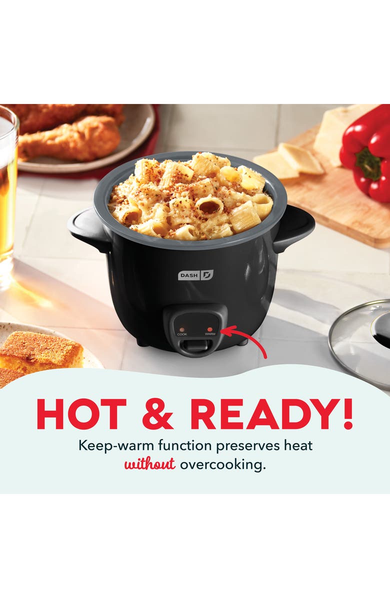 Dash Mini Rice Cooker, Alternate, color, Black