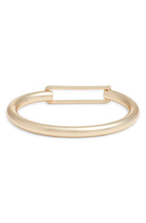 Open Rectangle Closure Bangle
