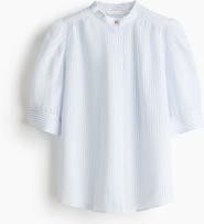 H&M Puff-sleeved Blouse
