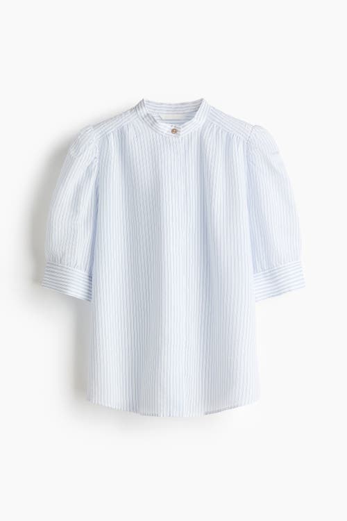 H&m Puff-sleeved Blouse