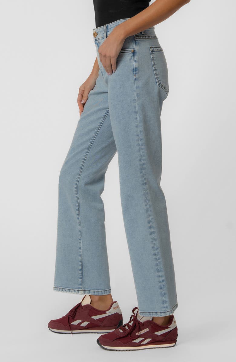 KUT from the Kloth Kelsey High Waist Ankle Flare Jeans, Alternate, color, Celebrate