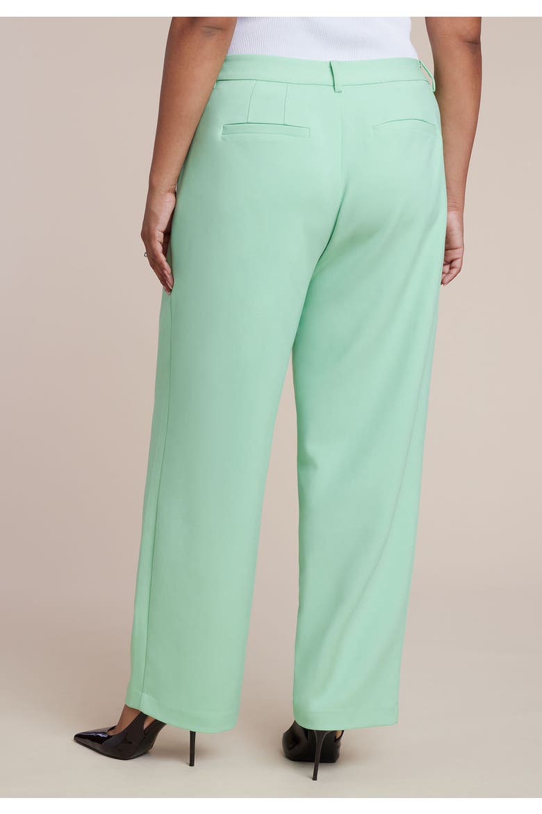 Straight Leg Trouser, Alternate, color, GREEN ASH