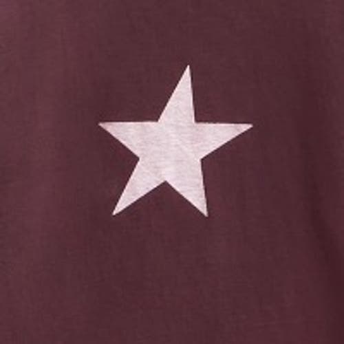 Hush Graphic Short Sleeve T-shirt In Burgundy