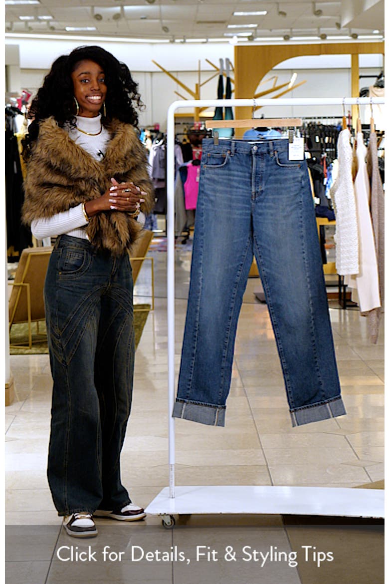 Pieced Barrel Leg Jeans video