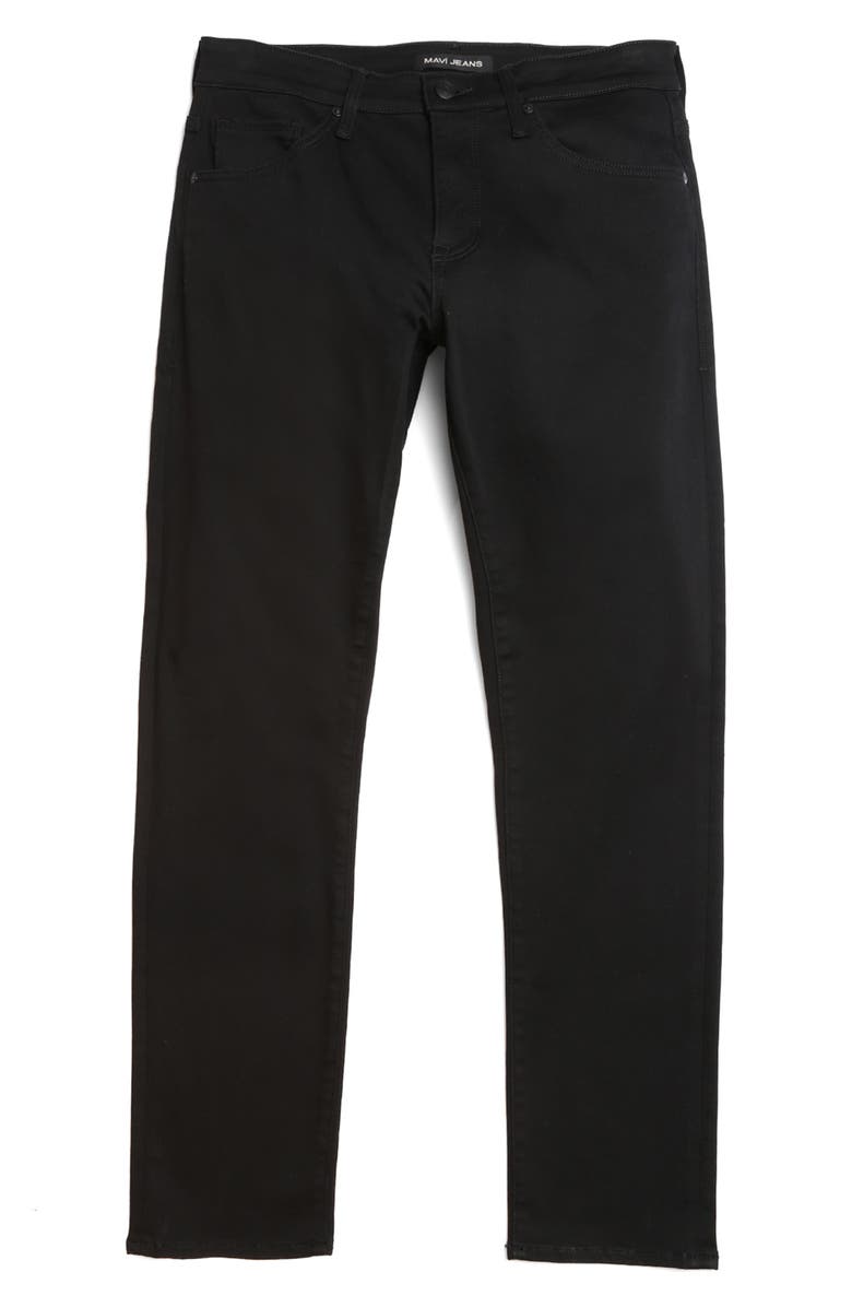 Mavi Jeans James Slim Fit Jeans, Alternate, color, Double Black Supermove