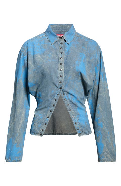 De-Plazy Snap Front Shirt