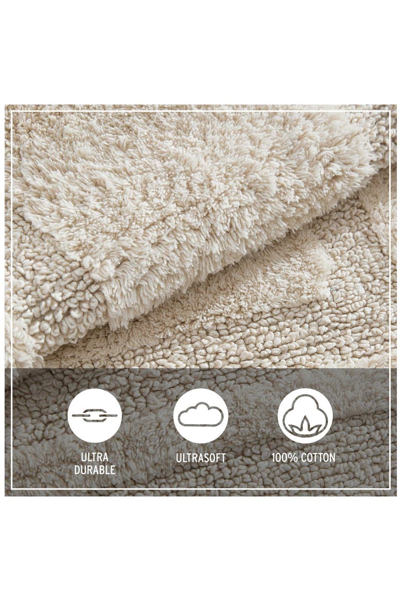 Logan Tufted Bath Rag, Alternate, color, LIGHT BEIGE