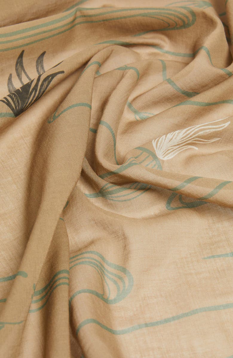 MM by Max Mara Embassy Print Scarf, Alternate, color,