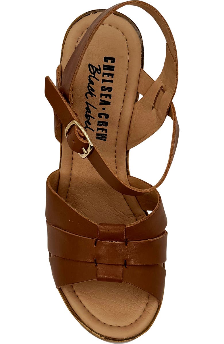CHELSEA CREW Hollie Platform Sandal, Alternate, color, Tan Leather