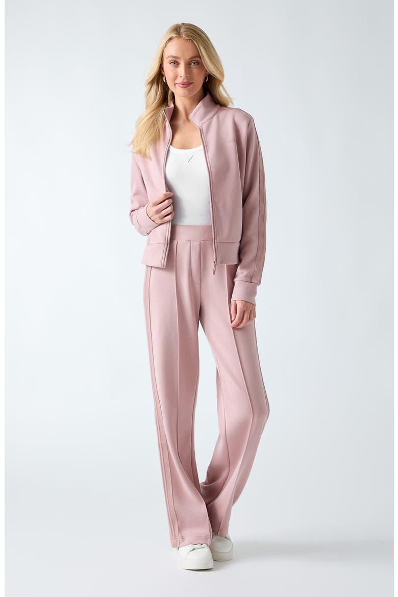 Lyra High Neck Jacket, Alternate, color, LIGHT PINK