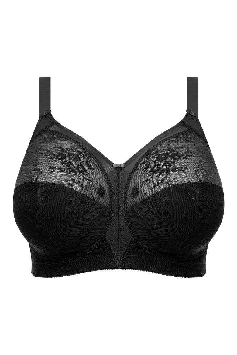 Verity Wireless Full Figure Bra, Alternate, color, BLACK