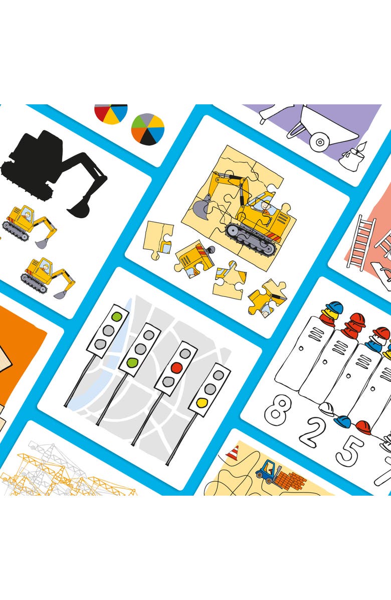 HABA Logic Case Extension Set Construction - Ages 6+ Card Games for Kids, Travel Games, Learning Toys, Flash Cards for Kids Brain Teaser Puzzle Games, Alternate, color, Multi