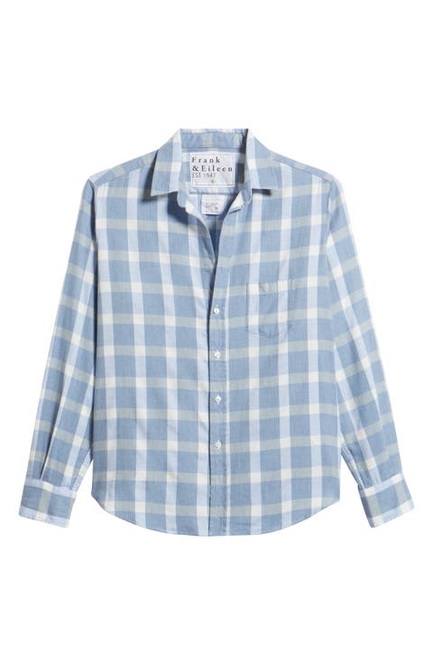 Relaxed Fit Cotton Button-Up Shirt