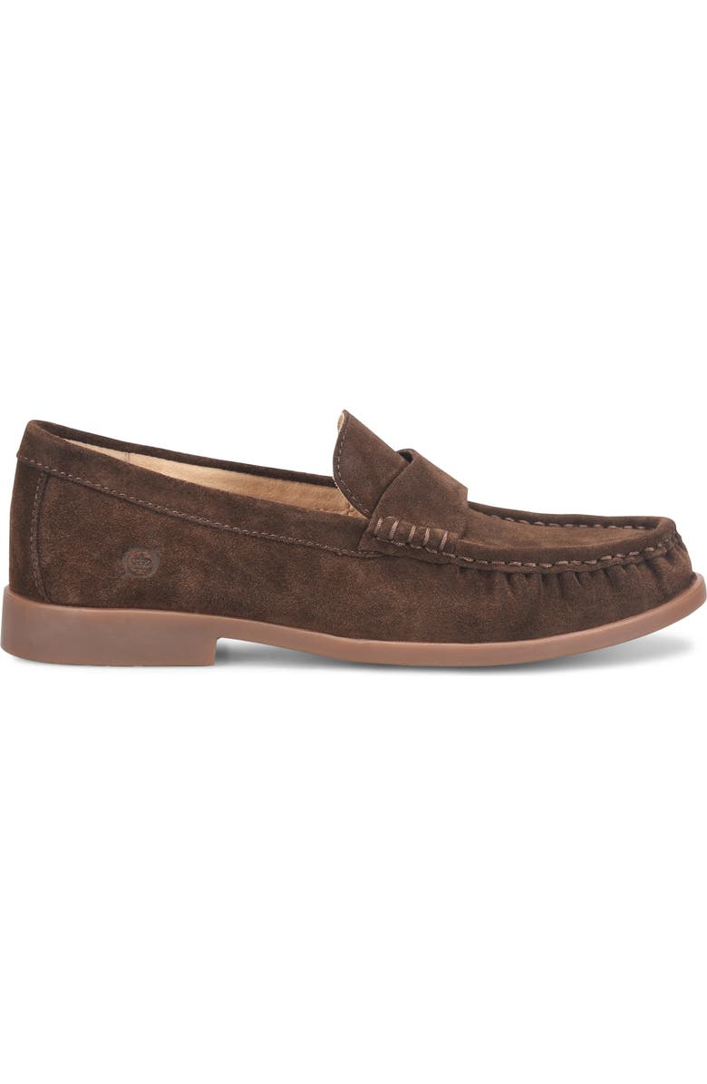 Børn Maris Loafer, Alternate, color, Dark Brown Suede