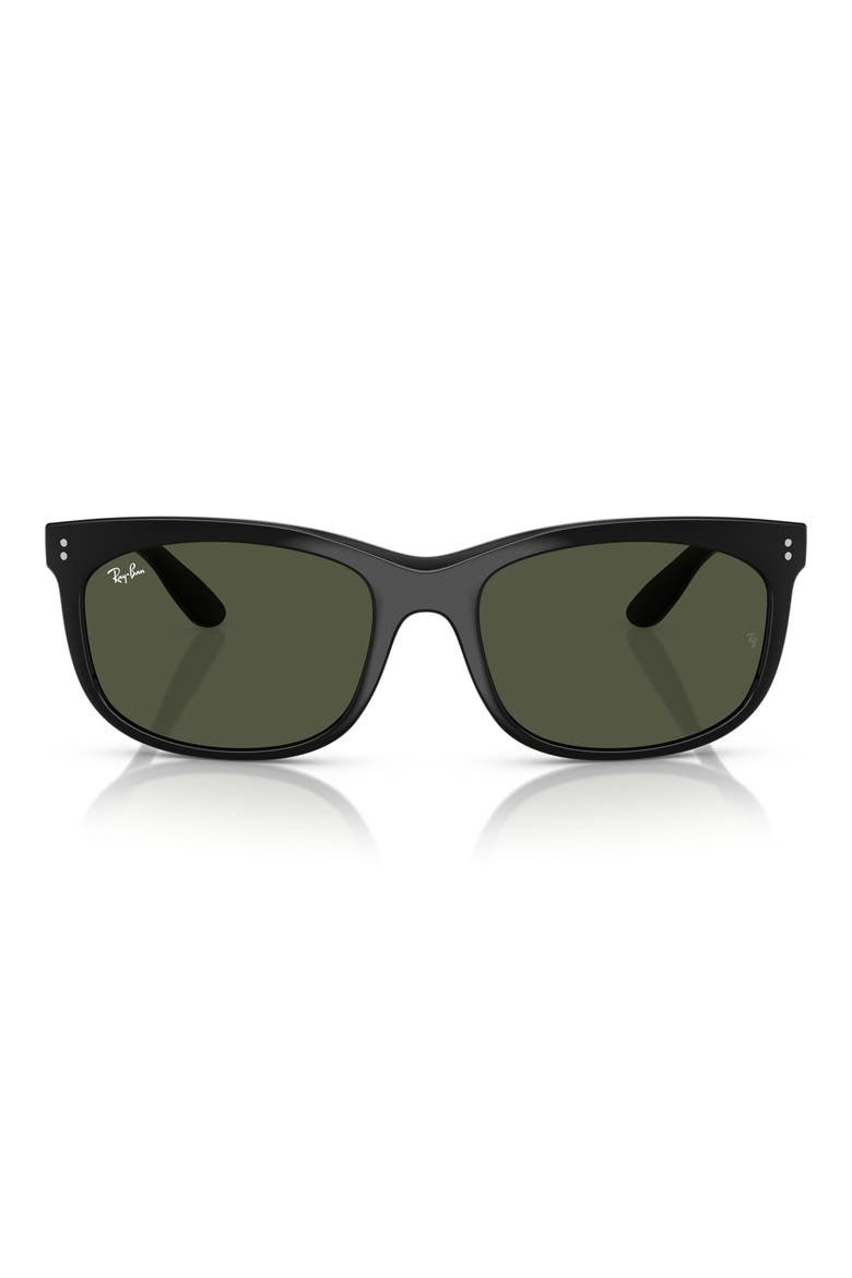 Pillow 60mm Sunglasses, Main, color, BLACK