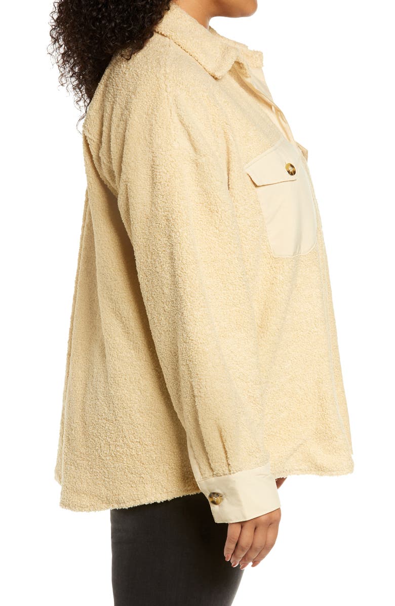 BP. Teddy Bear Shirt Jacket, Alternate, color,