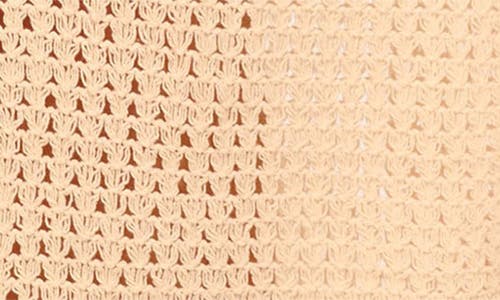 Ramy Brook Glora Tie Waist Wide Leg Crochet Cover-up Pants In Neutral