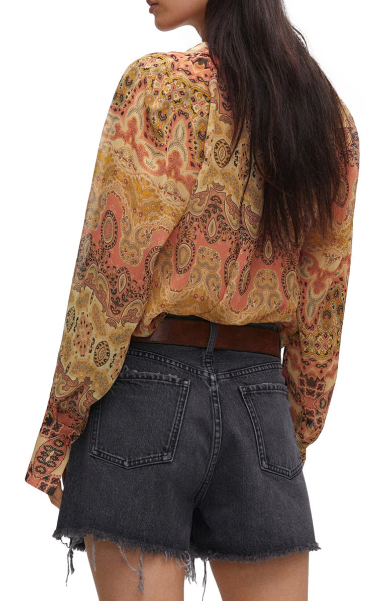 MANGO Print Oversize Top, Alternate, color, 