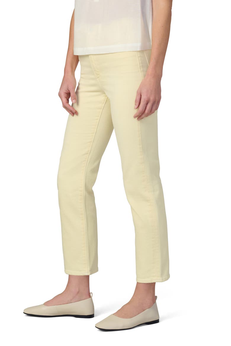 The Margot High Waist Ankle Slim Straight Leg Jeans, Alternate, color, DOUBLE CREAM