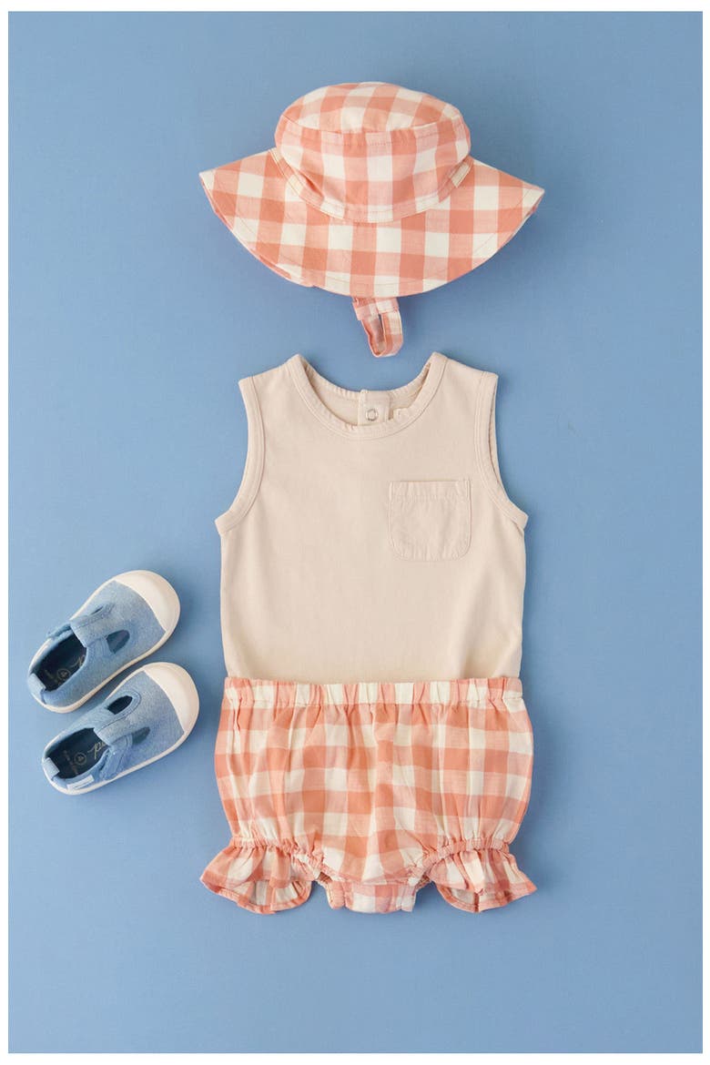 Ruffle Organic Cotton Bloomers, Alternate, color, MELON