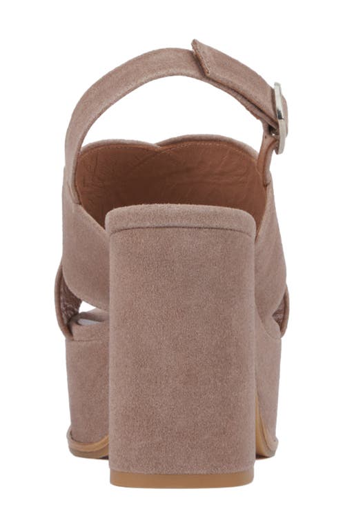 Aquatalia Nadina Platform Slingback Sandal In Sand