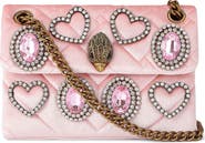 Kurt Geiger London Mini Kensington Velvet Crossbody Bag