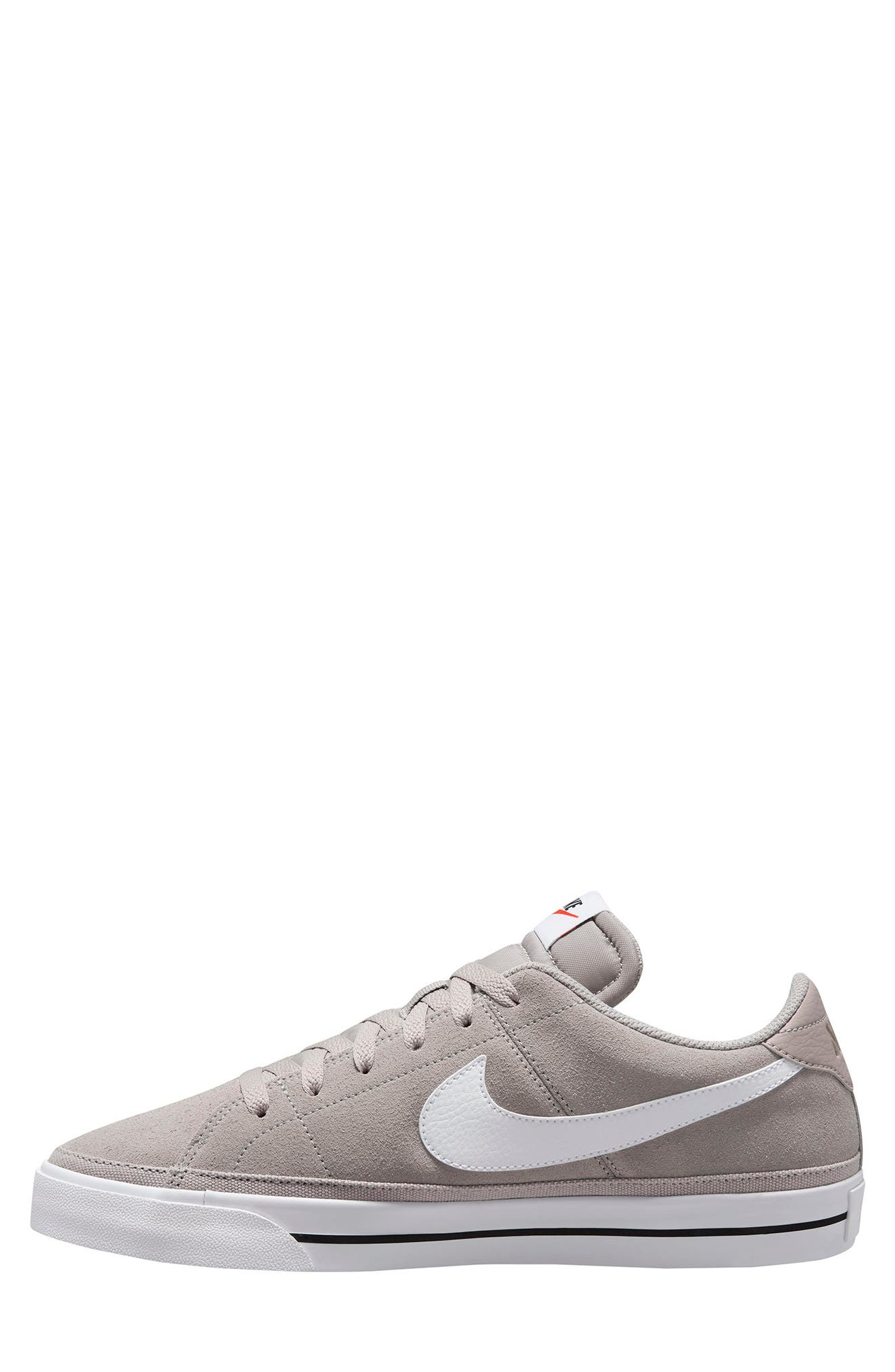 Nike Court Legacy Suede Sneaker, Alternate, color, Cobblestone/ White/ Black