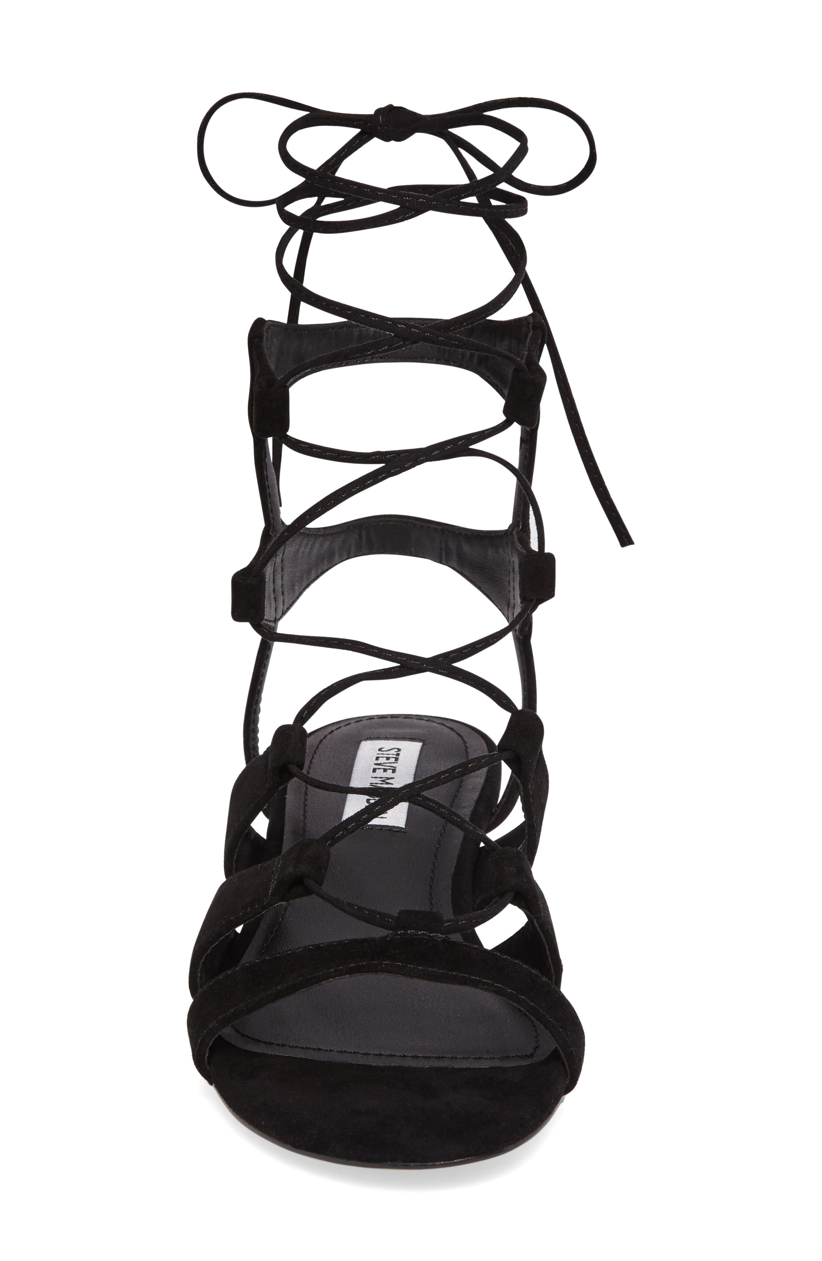Steve Madden Chely Lace-Up Sandal, Alternate, color, 