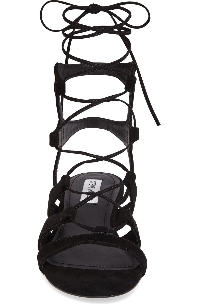 Steve Madden Chely Lace-Up Sandal, Alternate, color,