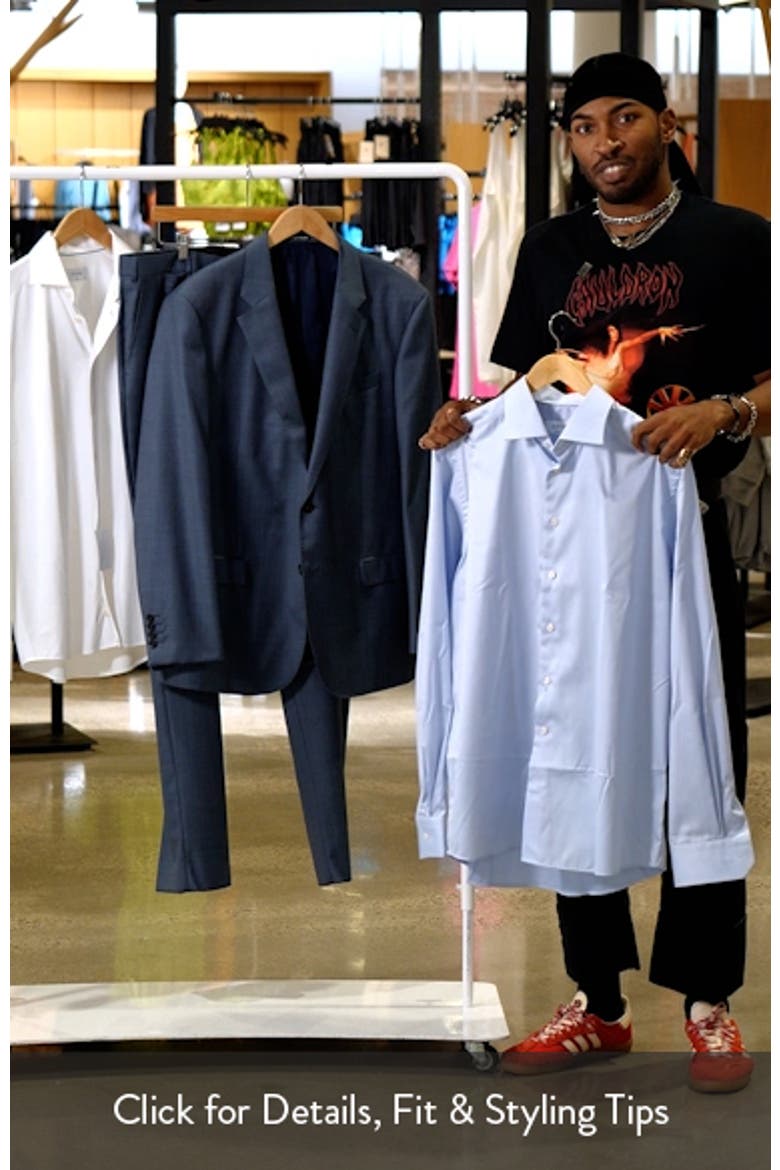 G-Line Blue Mélange Wool Suit video